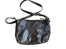 Crossbodybag BREE Tasche saddlebag taupe messenger bag Leder