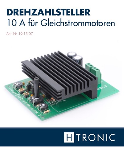 Tronic drehzahlsteller - h-tronic, dc-drehzahlsteller
