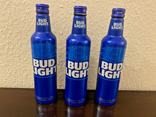 BUD LIGHT Beer Bier Flasche - Aluminium - USA - Sammler - 3 Stück