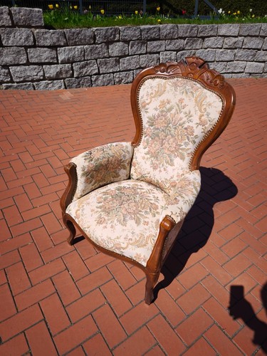 Antiker stuhl sessel aus - stuhl, /