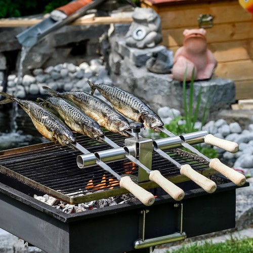 Steckerlfisch halter grillrost - halter,