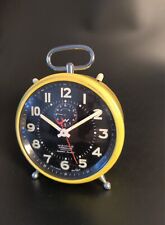 Wehrle Commander Repetition Sondermodell gelb, Wecker Vintage Guter Zustand Rare