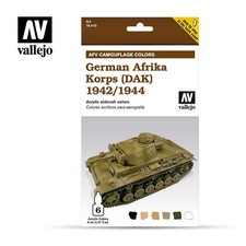 VALLEJO 78410 German Afrika Korps (DAK) 1942-1944 [PAINT SET] (Acrylic Paints)