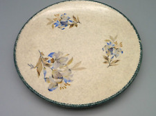 Villeroy & Boch Torgau 1940er Fayence Servierplatte rund D= 30 cm Lilienmuster