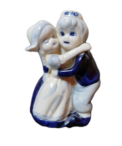 Porzellanfigur paar delft - porzellanfigur,