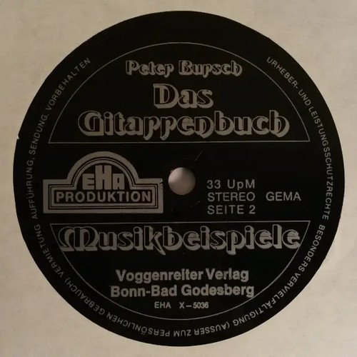Peter bursch gitarrenbuch - bursch,