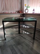 Designer Fernsehtisch von Schroers& Schroers Berlin aus Glas auf  4 Ebenen