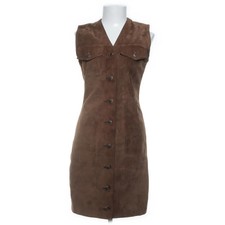 Lederkleid, Größe: M, Braun
