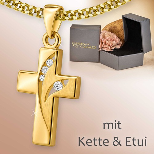 Clever schmuck kreuzkette gold - schmuck,