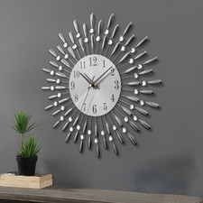 37.5cm Metall Wanduhr