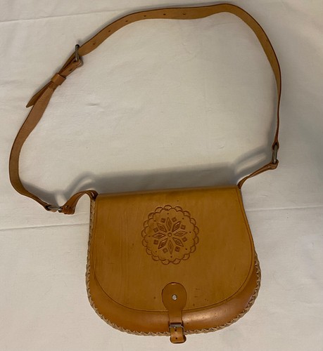 Vintage boho ledertasche - boho,