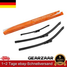 Scheibenwischer für BMW 1er E87 2004-2011 Schwarz 3PCS 500mm/500mm/280mm Gummi