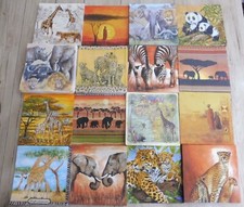 3 Servietten - Verschiedene Motive - Große Auswahl - Afrika und vieles mehr