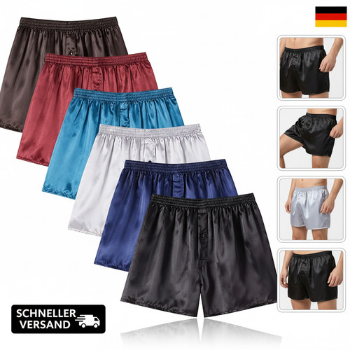Herren satin boxershorts pack - satin,