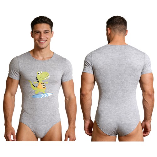 Herren kurzarm bodycartoon - kurzarm,