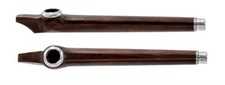 Holz/Metall Pfeife "Plain", L