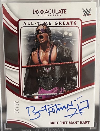 Wwe bret hart - hart, panini