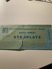 Fußballticket Bischofswerdaer FV 96/97- 1.FC Magdeburg/Dresdner SV/1. Suhler SV