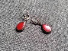 uralte 925er Silber-Ohrringe -