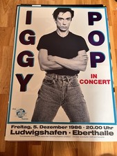 IGGY POP Konzert Plakat 1986