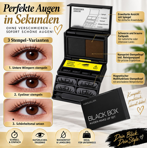 Augen make up - 3-in-1, augen-make-up-stempel