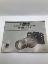 Canon Macro Lens FD 200mm f/4
