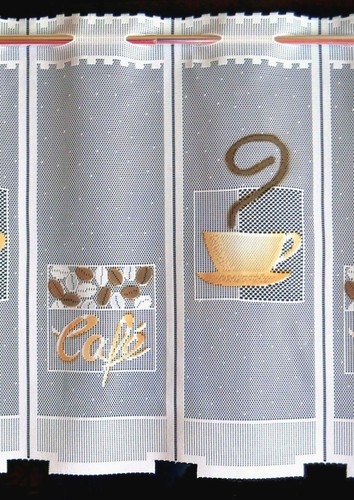 Kaffee küchengardine - kaffee,