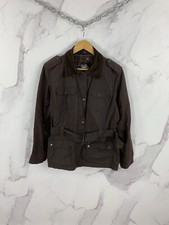 Crane Damen Wachsjacke braun