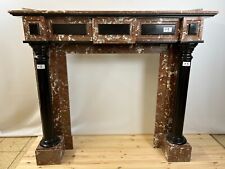 ANTIKE KAMINUMRANDUNG MARMOR KAMIN UM 1880 HISTORISMUS VOLLE SÄULEN