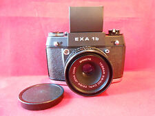 EXA 1b Schwarz Objektiv Tessar