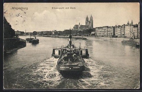Magdeburg elbansicht mit - elbansicht,