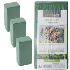 3x Blumensteckschaum