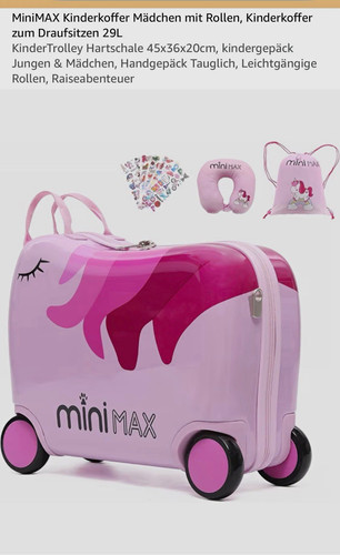 Minimax kinderkoffer trolley - kinderkoffer,