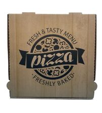 100 x Pizzakarton 28x28x4 Pizza-box Pizza box Pizzeria braun Kraftpapier