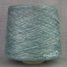 VISKOSE LEINENGARN BLAUGRAU