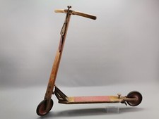 Hans Wünsch Holz Roller Erzgebirge mit Trittauflage H= 82 cm Kinderfahrzeug