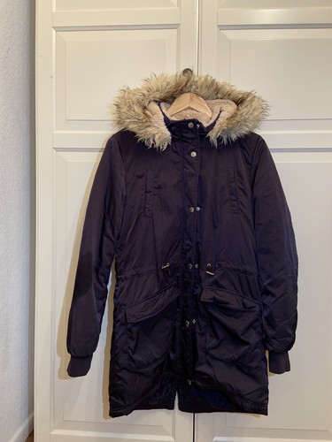 Teddyfutter jacke parka - h&m,