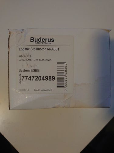 Esbe buderus logafix - esbe/buderus,