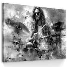 Leinwand Bild Schlagzeug Musik