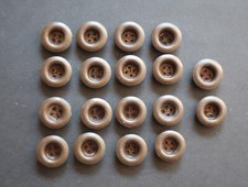 18x original Wehrmacht Uniform  Ausrüstung Knöpfe in 18 mm Tropen usw.