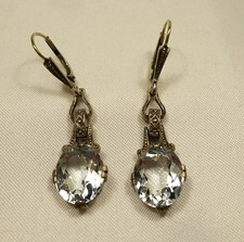 Art Deco Ohrringe Silber &