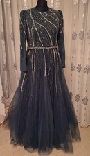 abendkleid    lang Einmal Getragen gebraucht Türkische  Grösse 44 D 46