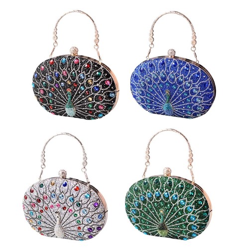 Pfauenmuster handtasche - pfauenmuster,