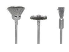 Donau 1670 3 Stahldrahtbürsten hart für Kleinbohrmaschinen Neu