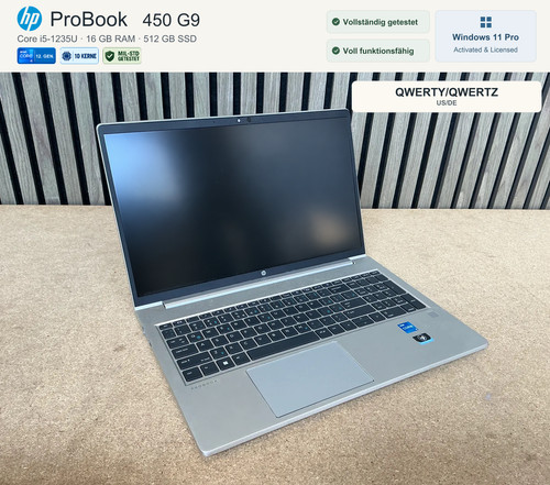 Probook 450 i5 1235u - hp, g9