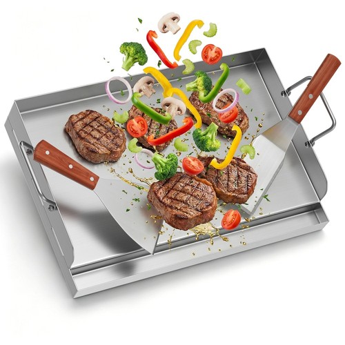 54x41cm edelstahl grillplatte - 54x41cm,