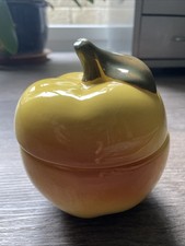 Schöne dekorative Apfel Keramik Dose