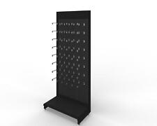 Supermarktregal Verkaufsregal Metallregal Wandregal 290x100 cm inkl. Haken Kiosk