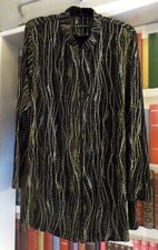 Edler Citiknits Cardigan mit Reißverschluss und Lurex Gr. XL