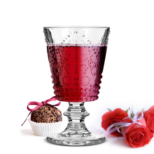 Weingläser mit relief 280ml - weingläser,
